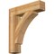 Ekena Millwork Thorton Block Rough Sawn Bracket, Western Red Cedar, 6"W x 28"D x 32"H BKT06X28X32THR05RWR - alternate 1
